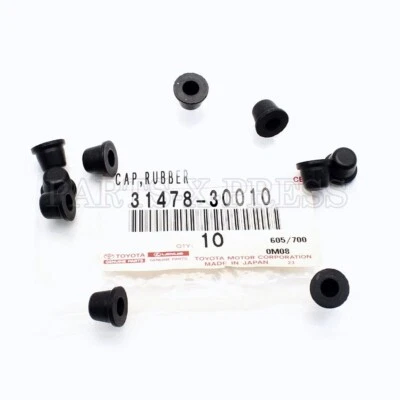 NUEVO JUEGO DE DIEZ TAPONES DE PURGA DE FRENO GENUINO OEM TOYOTA SCION LEXUS 31478-30010 Foto 1 de 4