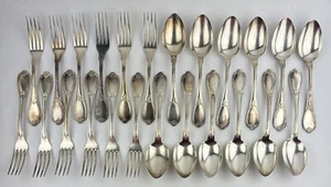 Arthur Krupp AKT17 Silverplate Flatware 24 Pcs Forks Spoons Vintage - Picture 1 of 15