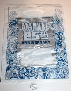 MARVEL COMICS 25th ANNIVERSARY 1986 New Universe Vintage Comic Book Store Bag - Picture 1 of 7