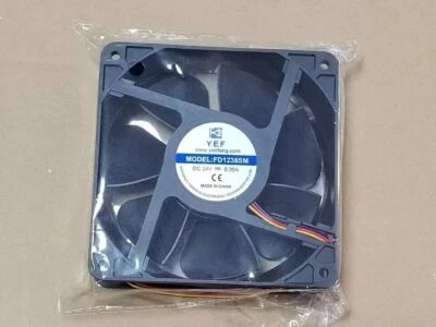 1PC YEF FD1238SM DC24V 0.30A 12cm Chassis inverter dual ball cooling fan - Image 1 of 4
