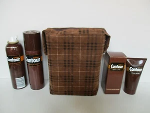 BEAUTY CASE DOPOBARBA SENZA ALCOOL + SCHIUMA CONTOUR GILLETTE ANNI '80  - Picture 1 of 7