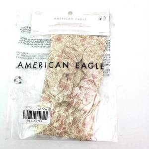 American Eagle Womens One Size 100% Cotton Matching Mask And Scrunchie Set - Picture 1 of 3