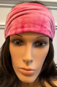 NEW FASHION SUPER SOFT LIGHT ORGANIC STRETCH COTTON TIE DYE 6'' WIDTH HEADBAND - Picture 1 of 3