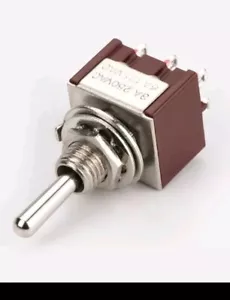 1 pcs MTS-2 On-On-On Guitar/other Mini Toggle Switch 6 Pin 3-Way - Picture 1 of 7