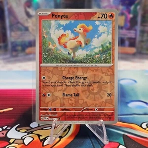 Reverse Holo Ponyta 026/162 Common Temporal Forces - Picture 1 of 2