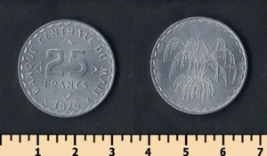 Mali 25 francs 1976 - Picture 1 of 1