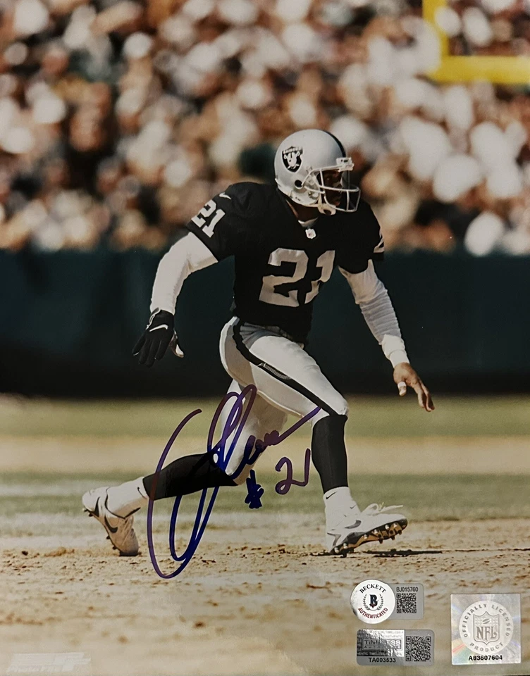 Foto firmada por Eric Allen 8x10 Philadelphia Eagles BAS Beckett certificado de autenticidad raro B Foto 1 de 1