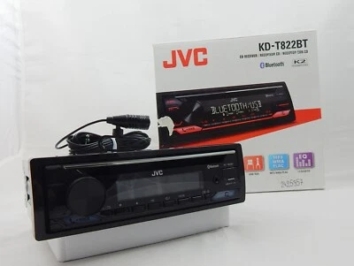 JVC KD-T822BT 🟥 Car Radio with CD Bluetooth USB AUX FLAC (No:2425357) - Image 1 of 4