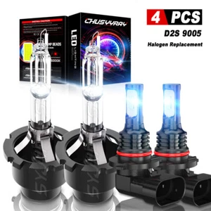 For 2007-2008 Infiniti G35 HID Headlight HI/LO + Fog Light Bulbs White+Blue - Bild 1 von 12
