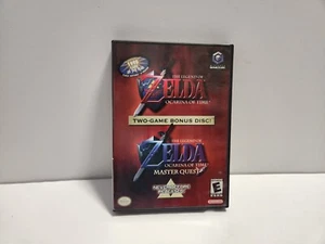 The Legend of Zelda Ocarina of Time Master Quest (Gamecube) Case & Manual Only - Imagen 1 de 3