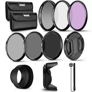 Neewer 58MM Professional UV CPL FLD Lens Filter and ND Neutral Density Filter - Picture 1 of 6