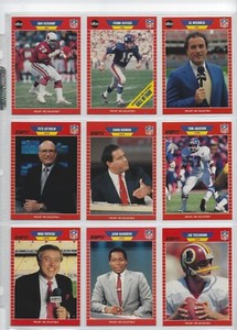 1989 Pro Set announcer collectible **SET BREAK* #1-30 Complete your set NM-MINT+