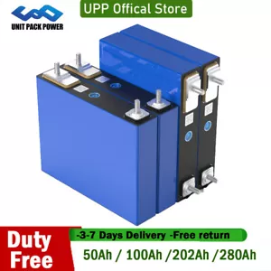4PCS Lifepo4 Lithium Battery Phosphate Cells batteries 12 volts 50Ah/100Ah/202Ah - Picture 1 of 12