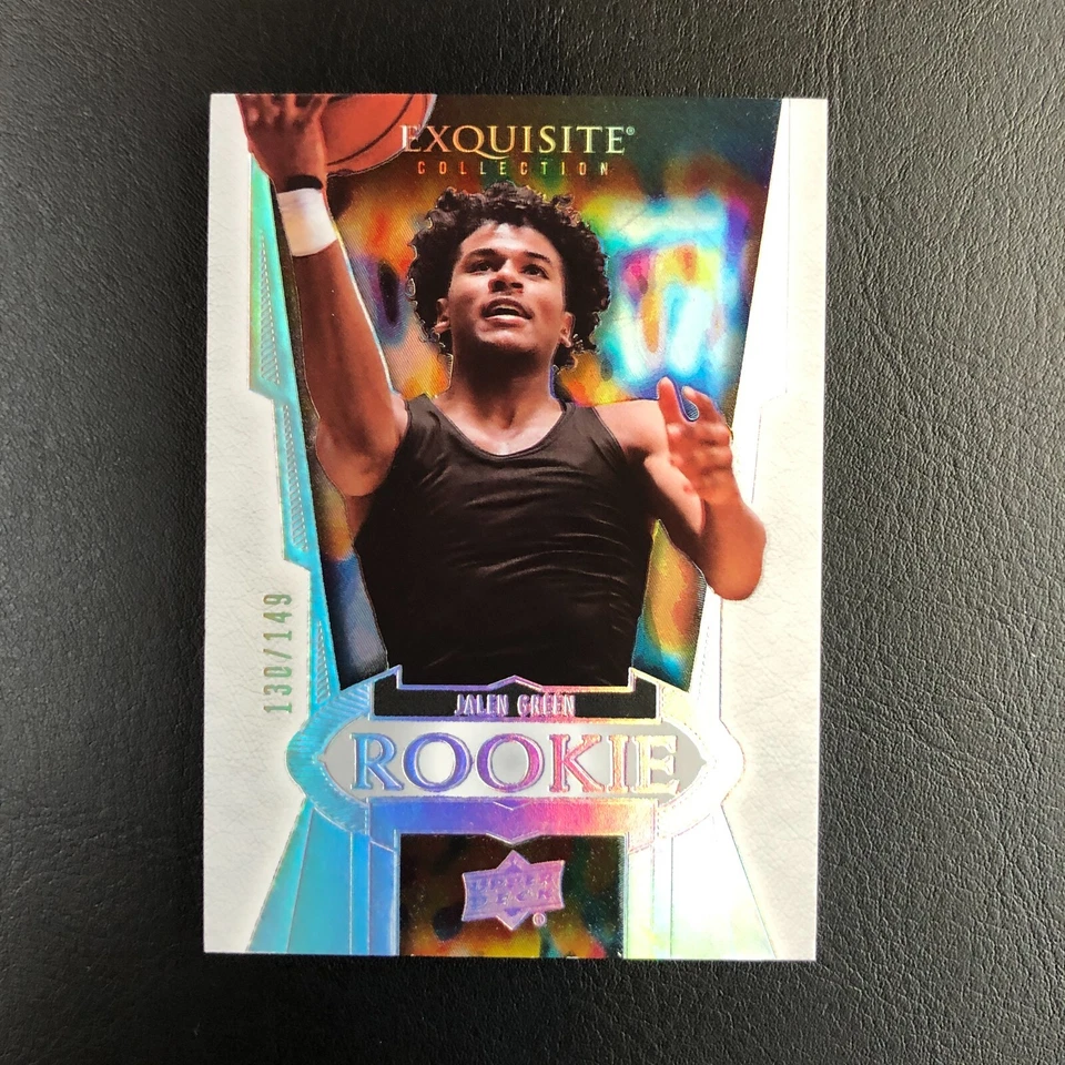 2021 Upper Deck Exquisite Collection Jalen Green Rookie /149 #R-JG - Rockets - Image 1 of 4