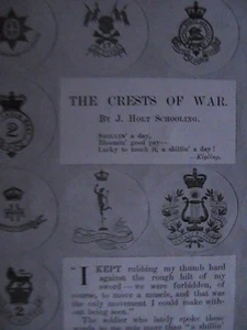 Crests Motifs of War Military Navy Army A Bauerle Infantry Antique Article 1899 - Picture 1 of 10