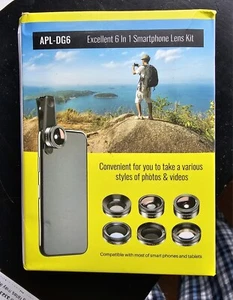 Apexel APL-DG6 6 in 1 Smartphone Camera Lens For iPhone Samsung Enhance Pictures - Photo 1 sur 14