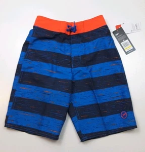 Speedo Boys Thru Way Stripe E-Board 18'' Board Shorts Swim Sizes M-L-XL - Picture 1 of 3