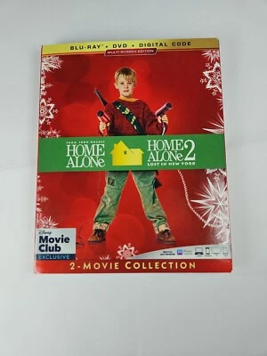 Home Alone & Home Alone 2 -Blu Ray/Dvd/Digital Disney Movie Club Exclusive - NEW - Image 1 of 2