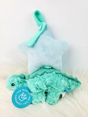 Juguete Manhattan Little Jurassic Chomp Azul Dinosaurio Estrella Musical Tirar Peluche 9" NUEVO Foto 1 de 2
