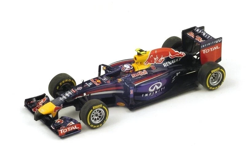 Red Bull RB10 1 No Gp. Belgium Nº3 Daniel Ricciardo 2014, Spark 1:43 Ed Ltd - Image 1 of 1