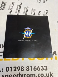 MV Agusta Primera Edición Original Moto Folleto, Folleto - Imagen 1 de 11