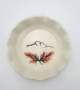 Studio Art Keramik Schüssel Schmuck Geschirr geriffelte Kante signiert Dano - Bild 1 von 4
