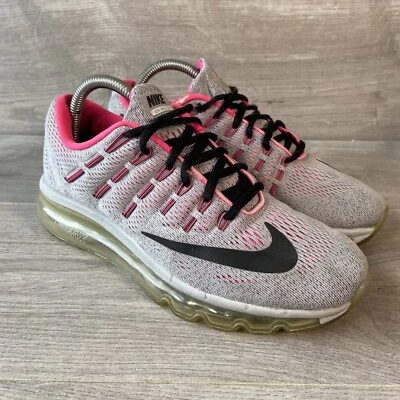 Nike Trainers Girls Grey Pink UK Size 5.5  Air Max 2016 Shoes - Image 1 of 4