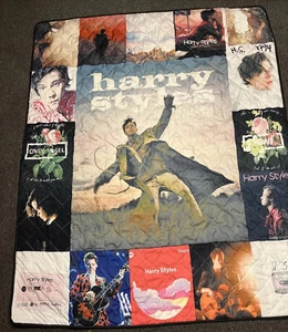Harry Styles Quilt Blanket for Fan Solo Album Soft Gift - Picture 1 of 13