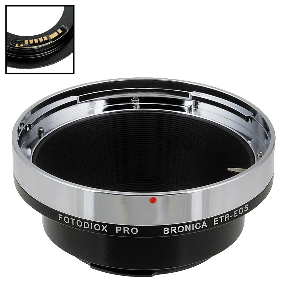 Fotodiox Pro Focus Confirmation Adapter Bronica ETR Lens to Canon EOS EF/EF-S - Image 1 of 4