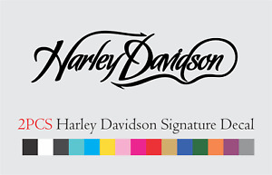 2 PCS Harley Davidson Logo Vinyl Decal Sticker 8 Inch OR 11 Inch SET