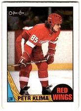 1987-88 O-Pee-Chee Petr Klima #26 Detroit Red Wings