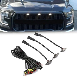Luces de circulación LED blancas ahumadas de 3 piezas para Dodge Ram 1500 2500 3500 - Imagen 1 de 8