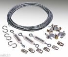 Down Guy Wire Kit for up to 2-1/4" Mast - High Quality USA Made - NEW! 