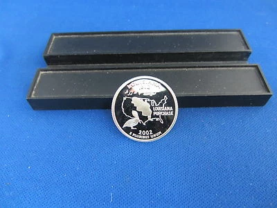 2002-S Silver Louisiana Quarter Deep Cameo Mirror Proof Upper Grading Range arb - Image 1 of 3