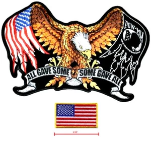 "FREEDOM DEFENDER HÉROES CAÍDOS HOG 113⁄4"" FREEDOM DEFENDER Algunos lo dieron todo + BANDERA DE EE. UU. - Imagen 1 de 4