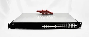 Cisco SRW224G4P-K9 SMB-24 10/100 PT2 10/100/ COMBO - Picture 1 of 8