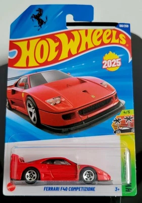 Hot Wheels Ferrari F40 Competizione 198/250 HW Exotics 4/5 Combined Shipping  - Image 1 of 4