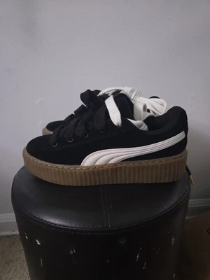 Fenty X Puma Creeper Phatty Black/White US Women's Size 8 - Image 1 of 3