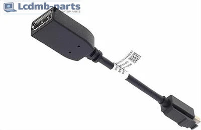 00FKKK New Dell Mini Displayport to Displayport DP Adapter Cable wClip 0FKKK - Image 1 of 2