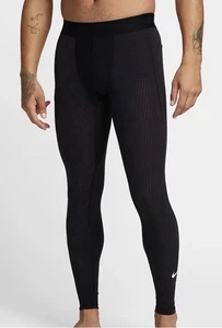 Nike Air Pro Dri-fit Adv Recovery Running Tights Black Men Sz L $115 FZ1641-010 - Picture 1 of 4