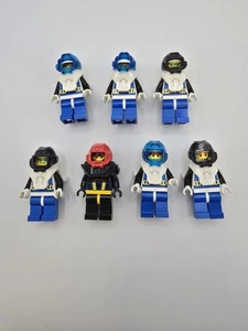 7 Lego Aquanaut Aquazone I Minifigs Lot: underwater scuba diver aquashark city - Picture 1 of 3