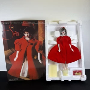 Silken Flame Barbie Doll Porcelain Treasures Collection 1992 Mattel #1249 Opened - Picture 1 of 21