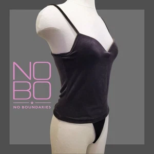 CONJUNTO DE CAMI Y TANGA SIN LÍMITES Terciopelo Negro Juniors PEQUEÑA SIRENA Coqueta Vixen - Imagen 1 de 11