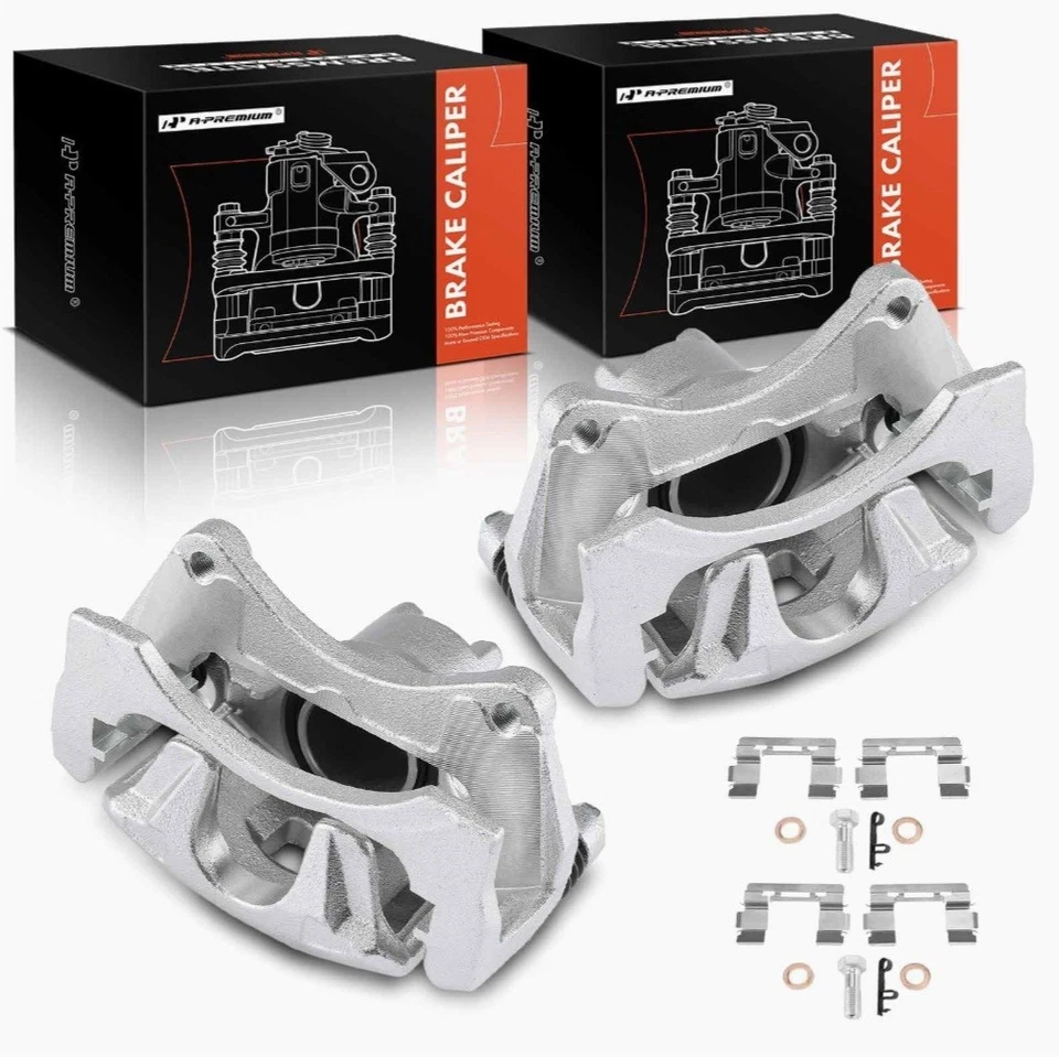 2x Front Disc Brake Caliper w/Bracket for Mitsubishi Outlander 2007-2020  - Image 1 of 4