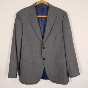 Suitsupply Mens Napoli Vintage Barberis Canonico Super 120s Blazer Gray Size 44 - Picture 1 of 9