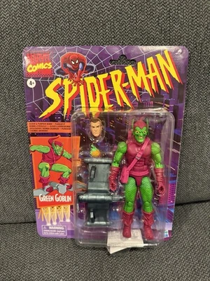 "Figura de acción retro Spider-Man Duende Verde 6"" Marvel Legends - E9321 NUEVA" Foto 1 de 2