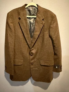 Neu mit Etikett Herren OAK CREEK Tweed zwei Knöpfe Merino Lammwolle Sport Mantel Blazer Gr. 43 L - Bild 1 von 9