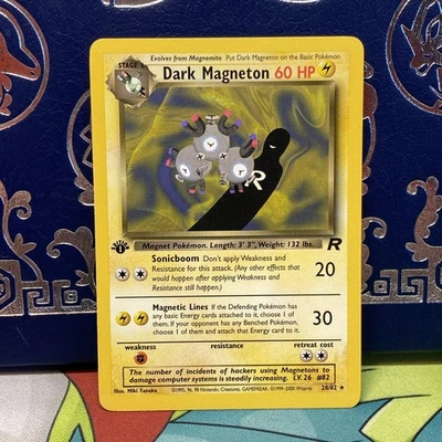 Dark Magneton 28/82 1st Edition Team Rocket Non-Holo NM - Image 1 of 4