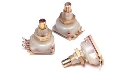 100 kOhm Potentiometer Preh 0.1W LOG Ø 6mm 541/6-000/0022 -- NOS! (1 pcs) - Image 1 of 2