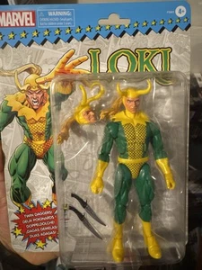 HASBRO MARVEL LEGENDS RETRO COLLECTION LOKI 6" ACTION FIGURE - Foto 1 di 4